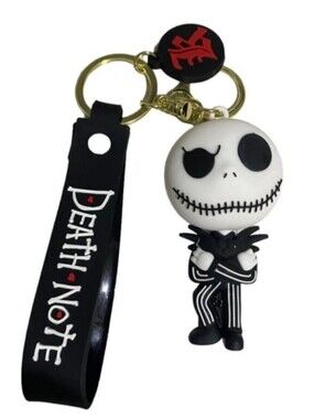 Death Note "Jack Skellington" 3D Keychain, NEW